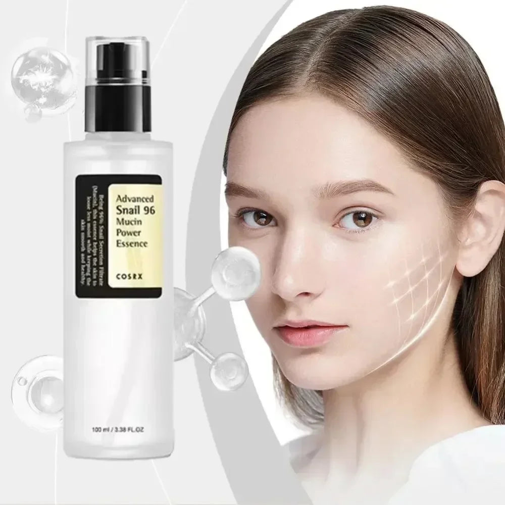 Nutrition Snail Mucin Power Repair Essence Water Gentle Facial Cleanser Toner Moisturizing Hyaluronic Acid Nourishes Skin