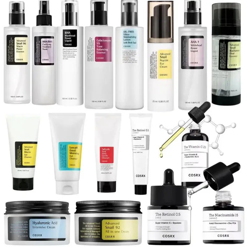 Nutrition Snail Mucin Power Repair Essence Water Gentle Facial Cleanser Toner Moisturizing Hyaluronic Acid Nourishes Skin