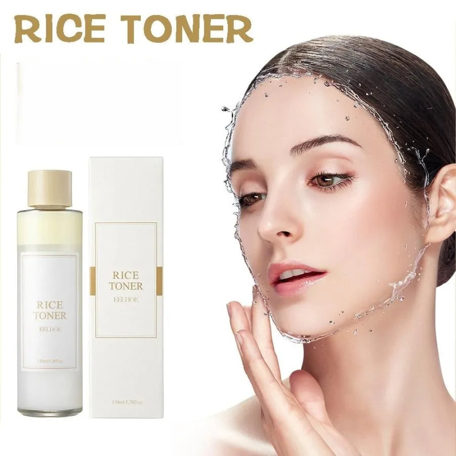 Rice Face Toner Moisturizing Water Brightening Lifting 150ml Deep Facial Cleanser For Young Glowy  Skin Care