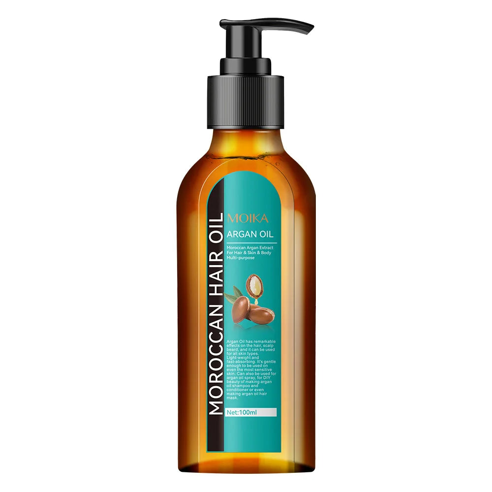 100ml Morocco Dense Hair Essential Oil Jojoba Seed Oil Repair Hairs Damage Prevent Hair Loss Smooth Hairs Nourish Hair Care Oil
