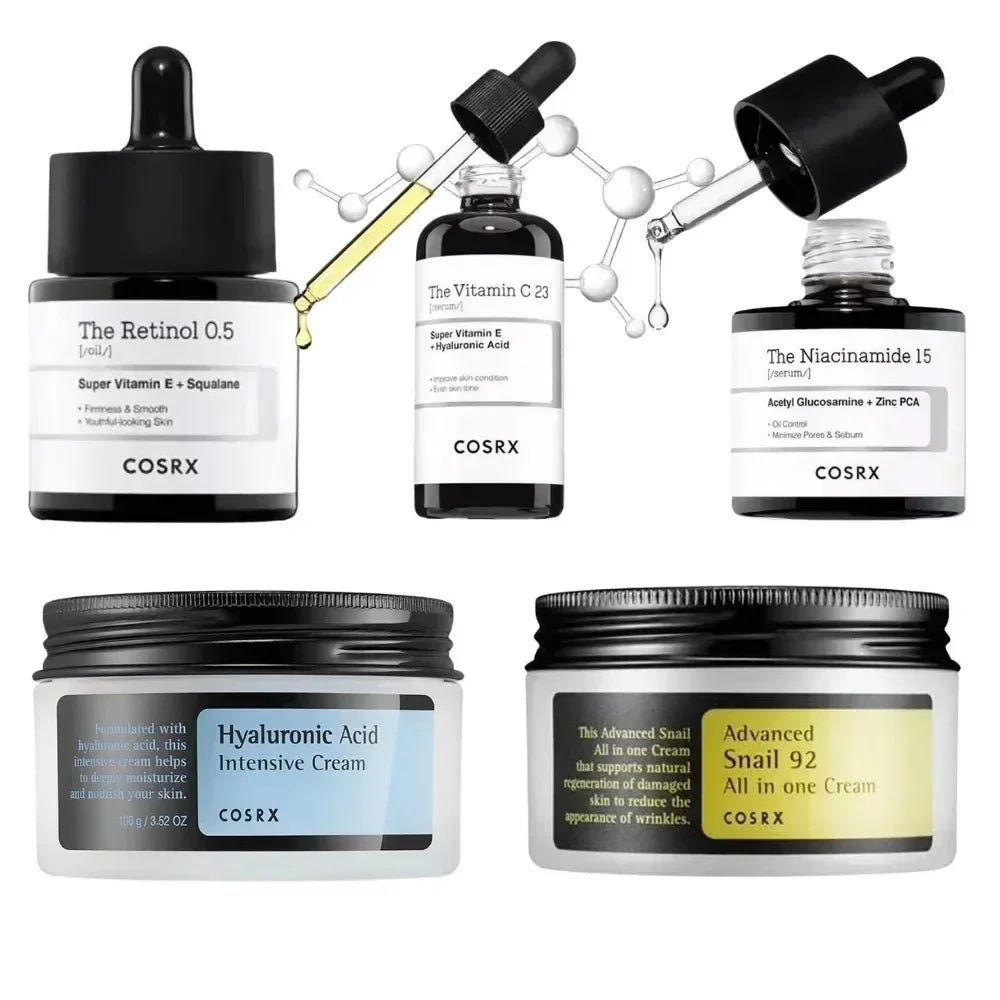 Nutrition Snail Mucin Power Repair Essence Water Gentle Facial Cleanser Toner Moisturizing Hyaluronic Acid Nourishes Skin