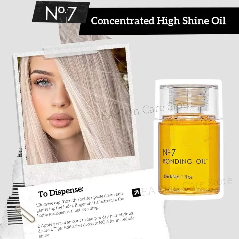 Shampoo Tinte Para El Cabello Hair Repair System Kit No. 3, 4, 5, 6, 7, Intensive Bond Building Strengthens Repairs Hydrates