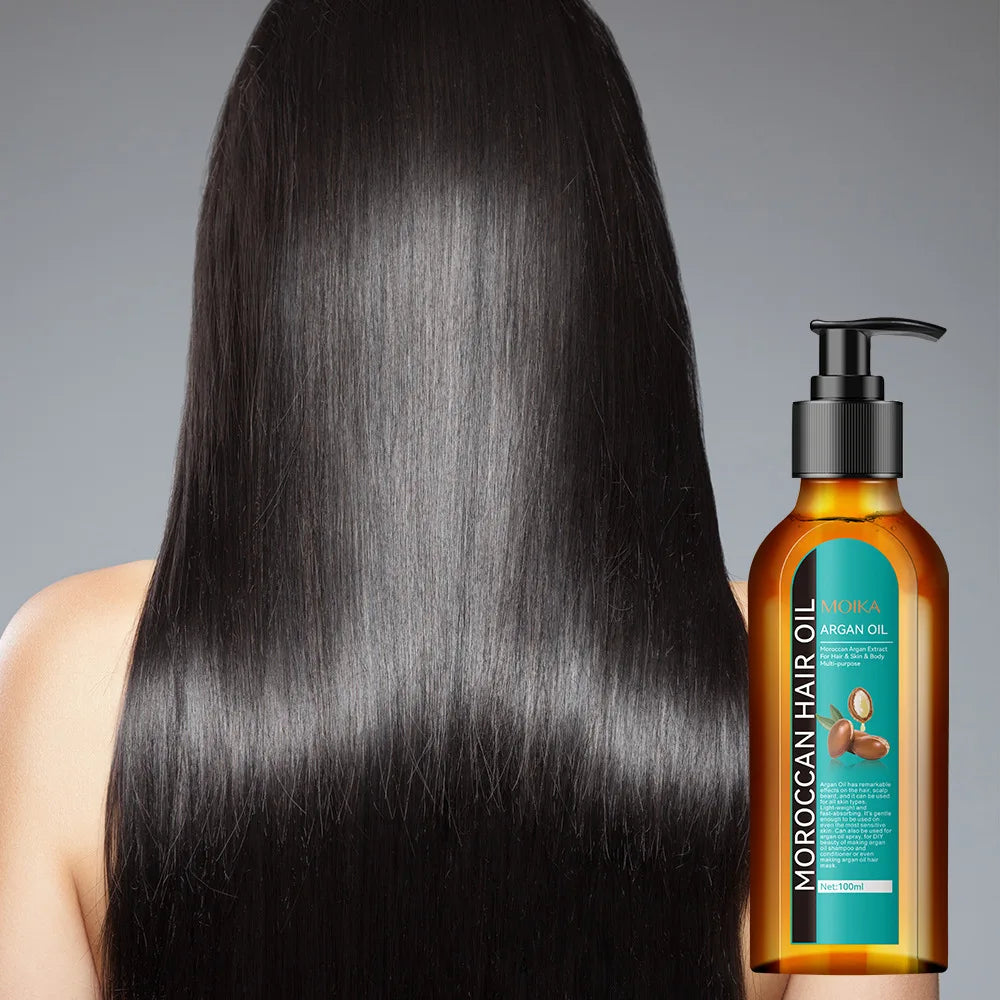 100ml Morocco Dense Hair Essential Oil Jojoba Seed Oil Repair Hairs Damage Prevent Hair Loss Smooth Hairs Nourish Hair Care Oil