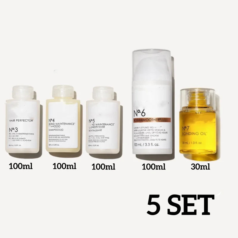 Shampoo Tinte Para El Cabello Hair Repair System Kit No. 3, 4, 5, 6, 7, Intensive Bond Building Strengthens Repairs Hydrates